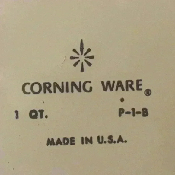 Vintage Corningware Blue Cornflower 1 Quart P-1-B - Picture 3 of 3